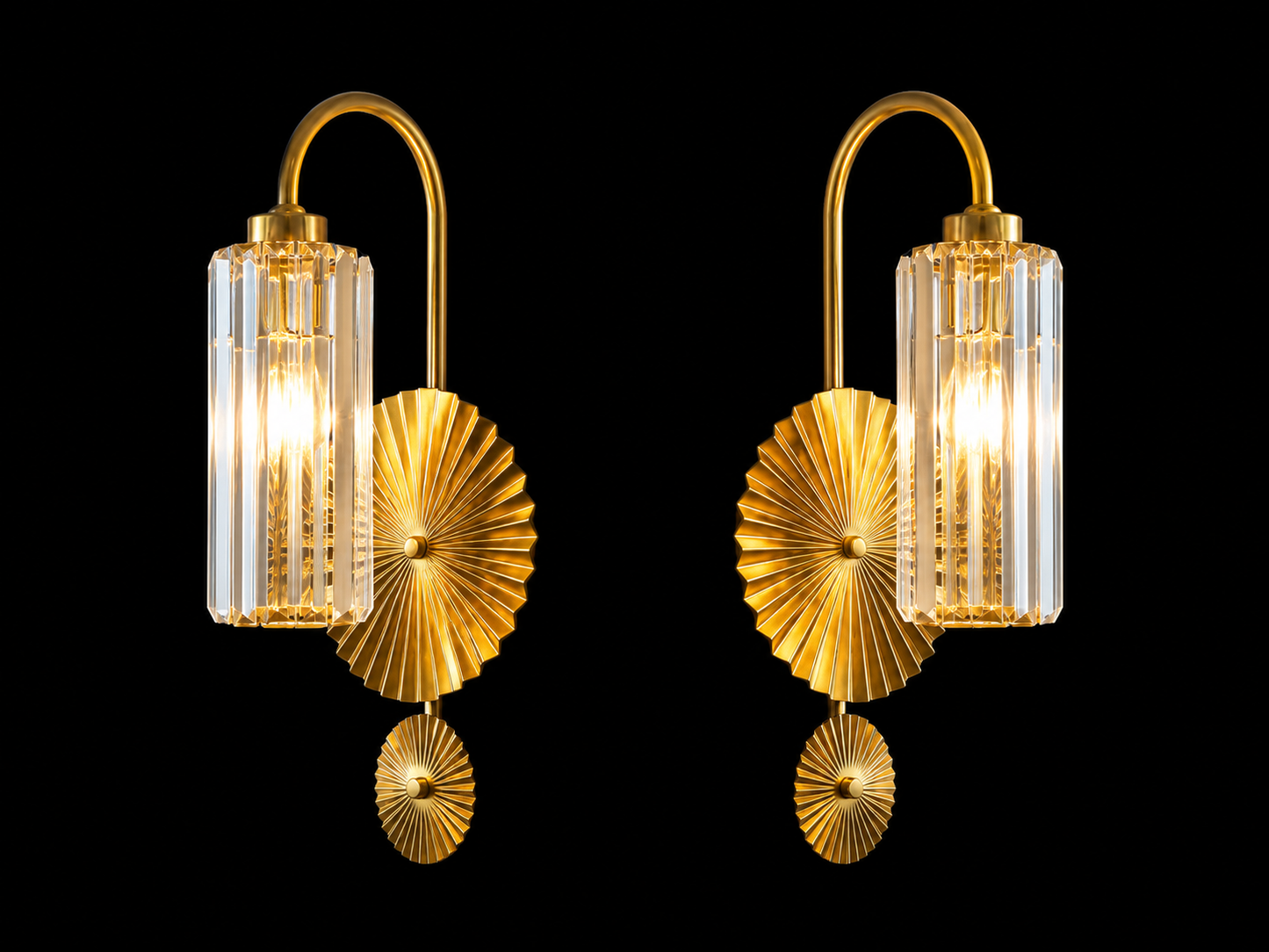 Premium Crystal Bedroom Wall Sconce