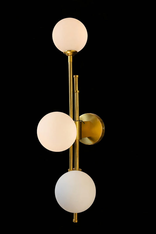 Atelier Lumière Triple Globe Sconce
