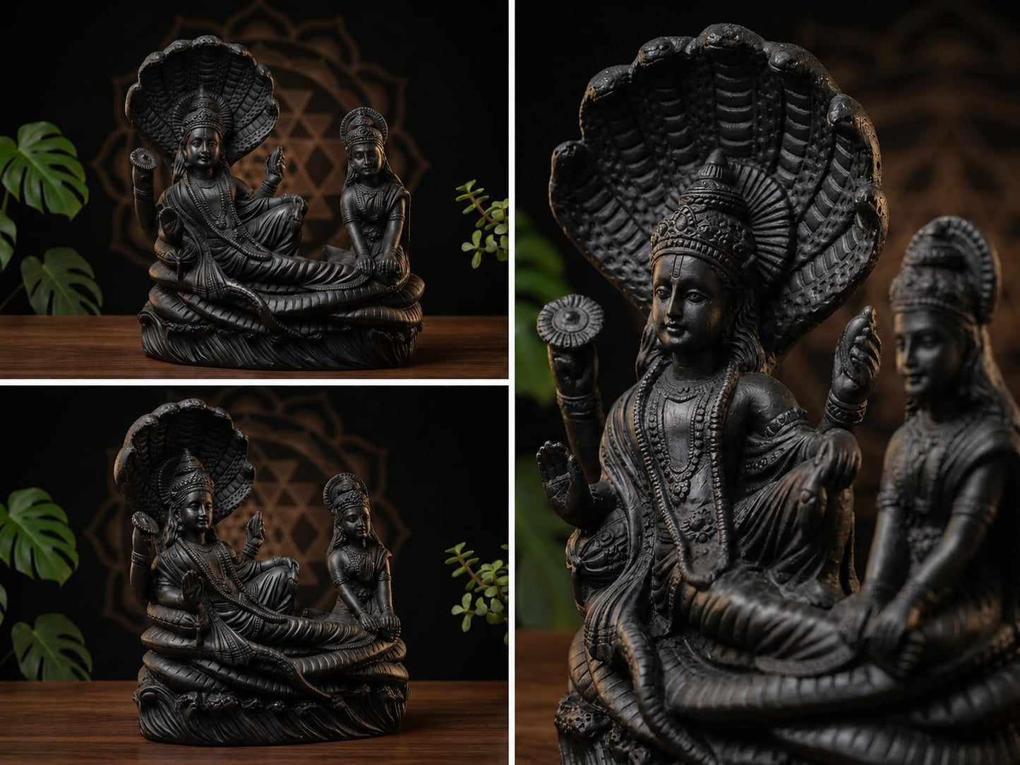 Luxury Vishnu Lakshmi Murti for Living Room Decor