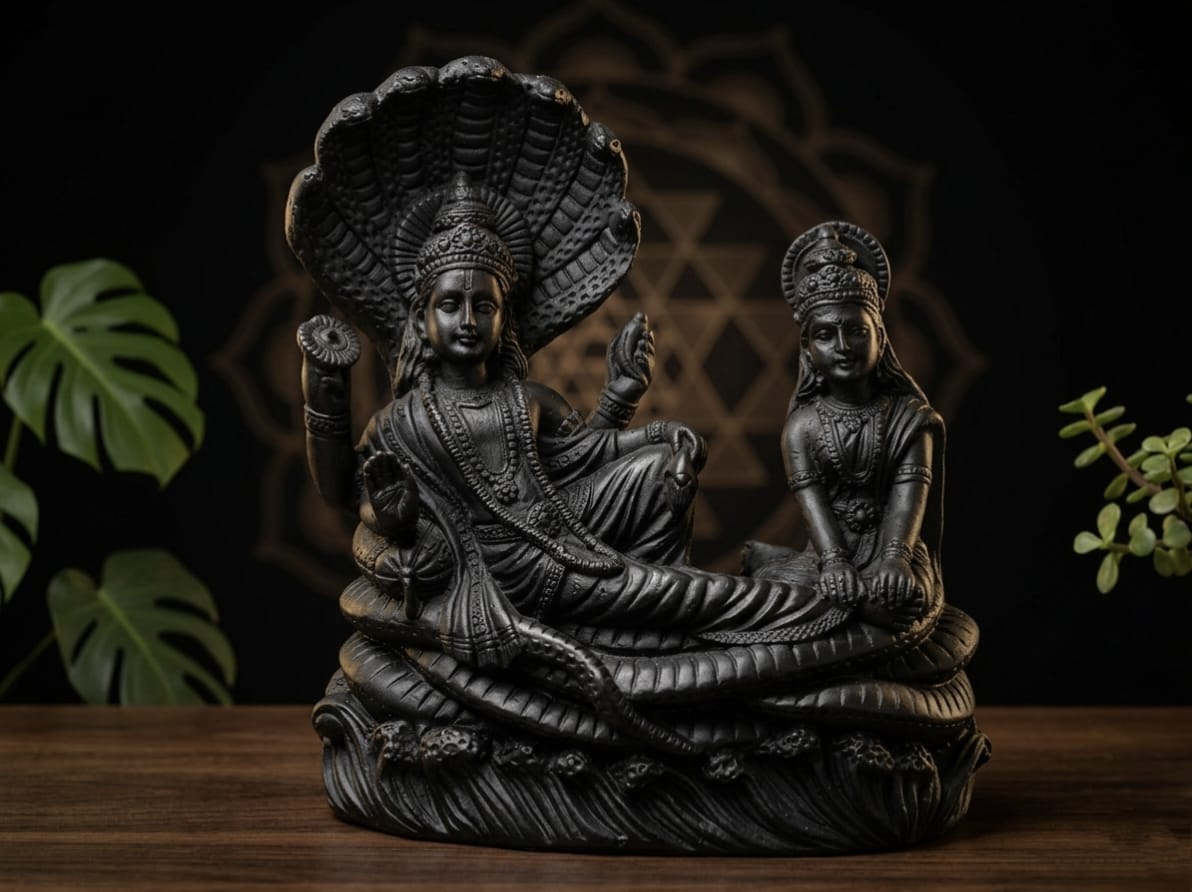 Luxury Vishnu Lakshmi Murti for Living Room Decor