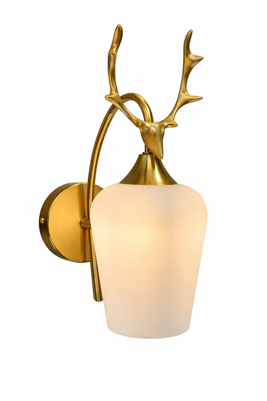 Luxury Deer Head Wall Light